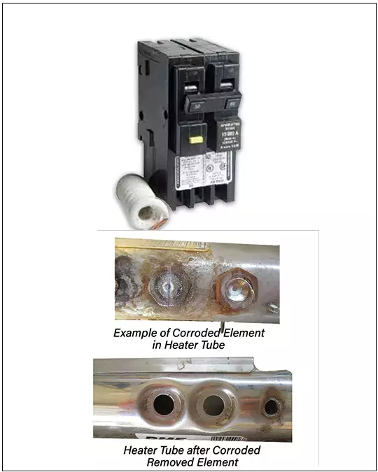 Heater Element Cause of Hot Tub 50 Amp GFCI Tripping