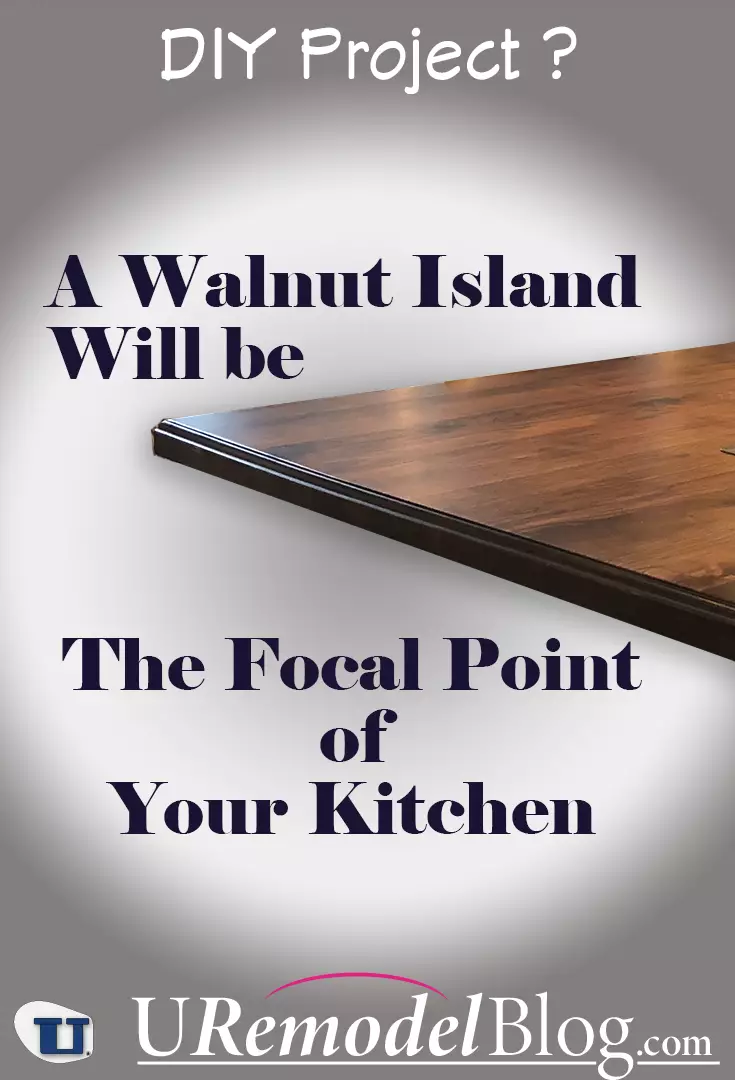 Walnut Wood Butcher Block  Countertops can be the Focal Point in your Kitchen