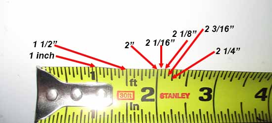 What are The Marks on a Tape Measure for