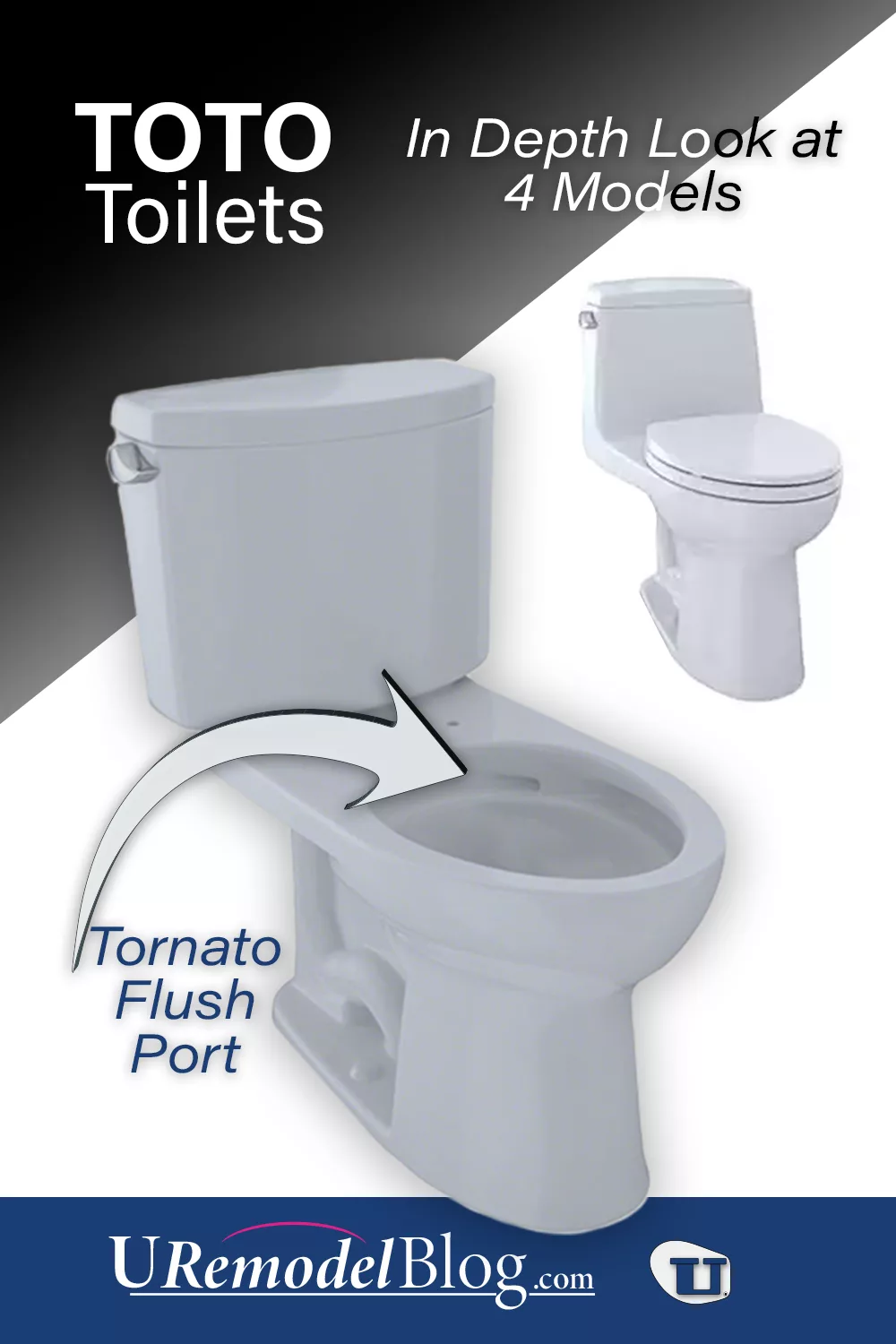 TOTO Toilets with Tornado Flush